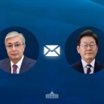 Глава государства поздравил Президента Республики Корея