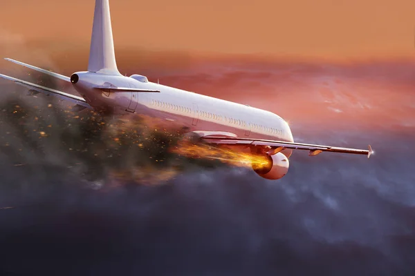 depositphotos_211598980-stock-photo-airplane-with-engine-on-fire